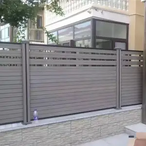 中国批发防水无缝无间隙DIY木塑复合栅栏