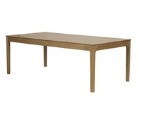 Table à manger carrée en bois massif de style nordique moderne, design multifonctionnel, certification CE européenne pour hôtels, appartements, villas
