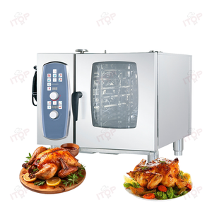 Comercial 6 10 20 Bandeja Equipo de cocina Horno combinado eléctrico Horno de vapor para restaurante de hotel - Product Image 3