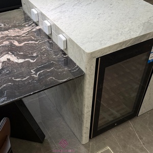 <span class=keywords><strong>Isla</strong></span> de Cocina de Mármol Blanco Carrara, Tamaño Personalizado, Piedra Sólida Pulida para Proyectos de Cocinas Comerciales, Hoteles y Villas, y Casas de Diseño - Product Image 6