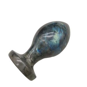 Vente chaude de bouchons anaux en cristal de pierre de <span class=keywords><strong>labrador</strong></span> naturelle, bouchons anaux en cristal à <span class=keywords><strong>vendre</strong></span> - Product Image 1