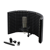 Microphone CLSI-135 coton insonorisé enregistrement en direct réduction du bruit insonorisant 3 ou 5 portes couvercle insonorisé en plastique