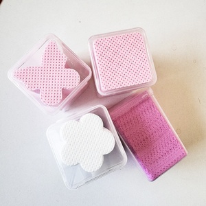Tampons de coton pour le nettoyage des ongles, formes carrées, papillon, cœur - Dissolvant de <span class=keywords><strong>vernis</strong></span> à ongles, nettoyant pour colle à cils/bouches de flacons, emballage de base - Product Image 2