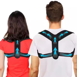 Correcteur de posture réglable, ceinture de soutien respirante pour le haut du dos, soutien invisible pour la clavicule et <span class=keywords><strong>les</strong></span> épaules, redresseur pour hommes et femmes - Product Image 1