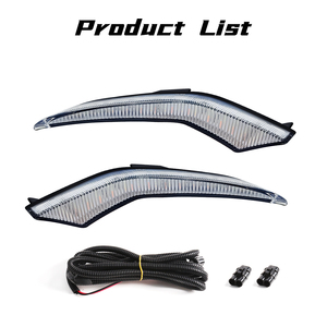 Luci Diurne a <span class=keywords><strong>LED</strong></span> Tricolore con Indicatori di Direzione Dinamici per Toyota Corolla L LE XLE 2020 2021 2022 - Product Image 6