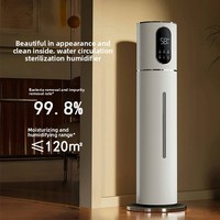 Diffuseur d'arômes intelligent à ultrasons 8L, humidificateur, purificateur d'air avec grande capacité, design sur pied pour usage domestique