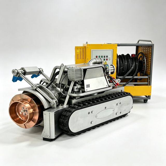 Explosion-Proof Underwater Dredging Robot IP68 Crawler ROV for Petrochemical Tank Sludge, Sediment & Waste Oil Recovery