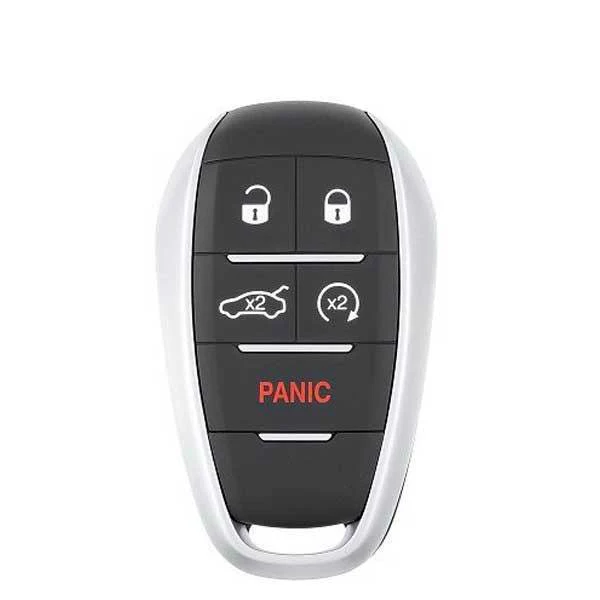 MS 5buttons Smart Remote Cnotrol Key Shell Be Fit for Alfa 2018-2020 Keyless Vehicle Blank Car Key Fob Shell