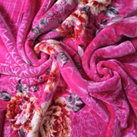 Couverture de lit à fleurs en relief, couverture Raschel coréenne pour lit double, couverture en fourrure de vison royale super douce pour l'hiver