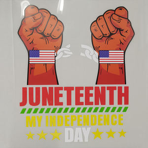 DTFプレス準備完了シャツ生地カスタムアフロガールデザインヒートプレスステッカー転写熱転写印刷 - Product Image 3