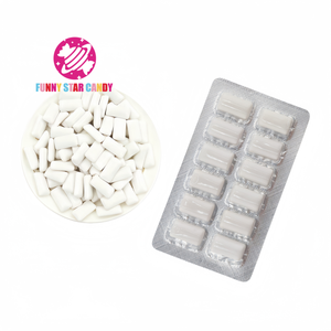 Fabricante Xylitol Bubble Gum Candy logotipo personalizado Chiclete dientes embalaje afrutado Super Mint sabor chicle - Product Image 3