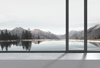 Ventana Abatible y Giratoria de Aluminio Moderna con Aislamiento Térmico, Triple Vidrio Aislante para Baño