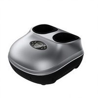 Masseur de pieds et mollets Shiatsu TODO avec chaleur, compression d'air, commande filaire manuelle, 1 à 9 niveaux d'intensité pour la circulation et le soulagement de la douleur