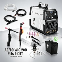 Soldadora de Plasma y MMA de Pulso AC/DC de Marca Europea, 230V, Inversor Multifunción con Pantalla Digital LED, Marca STAHL WERK