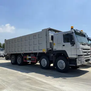 HOWO 7 8x4 10 Wheels 30m3 80tons Euro 3 Front Lifting Heavy Dump Truck