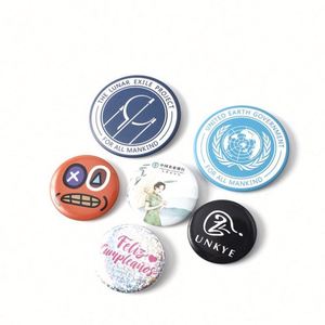 หมุดปักหมวกทรงกลมหมุดกระดุมดีไซน์หมวกโลหะสีทองพิมพ์ลายกำหนดเองได้ - Product Image 6