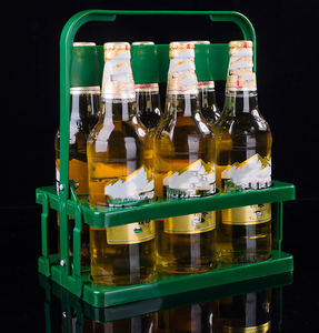 IStapromo Cadeaux - Porte-bouteilles de vin pliable personnalisé avec logo, en PP, pour 6/8 bouteilles, panier à bière pliable - Product Image 2