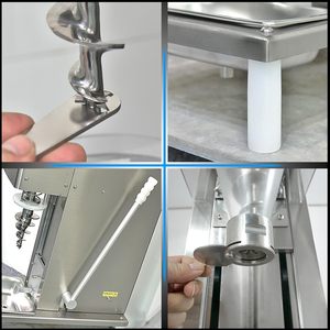 מכונת מיקסר לערבוב גלידה בטעמי פירות וחלב בצבע אפור שולחני עם תפוקה גבוהה וניקוי אוטומטי - Product Image 3