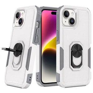 Drop Protection TPU PC Phone Cover Shockproof With Holder Mobile Phone Cases For iPhone 15 PRO MAX