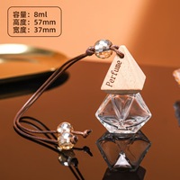Diffuseur de parfum pour voiture en verre transparent de luxe, très vendu, 6ml 8ml 9ml 10ml, désodorisant