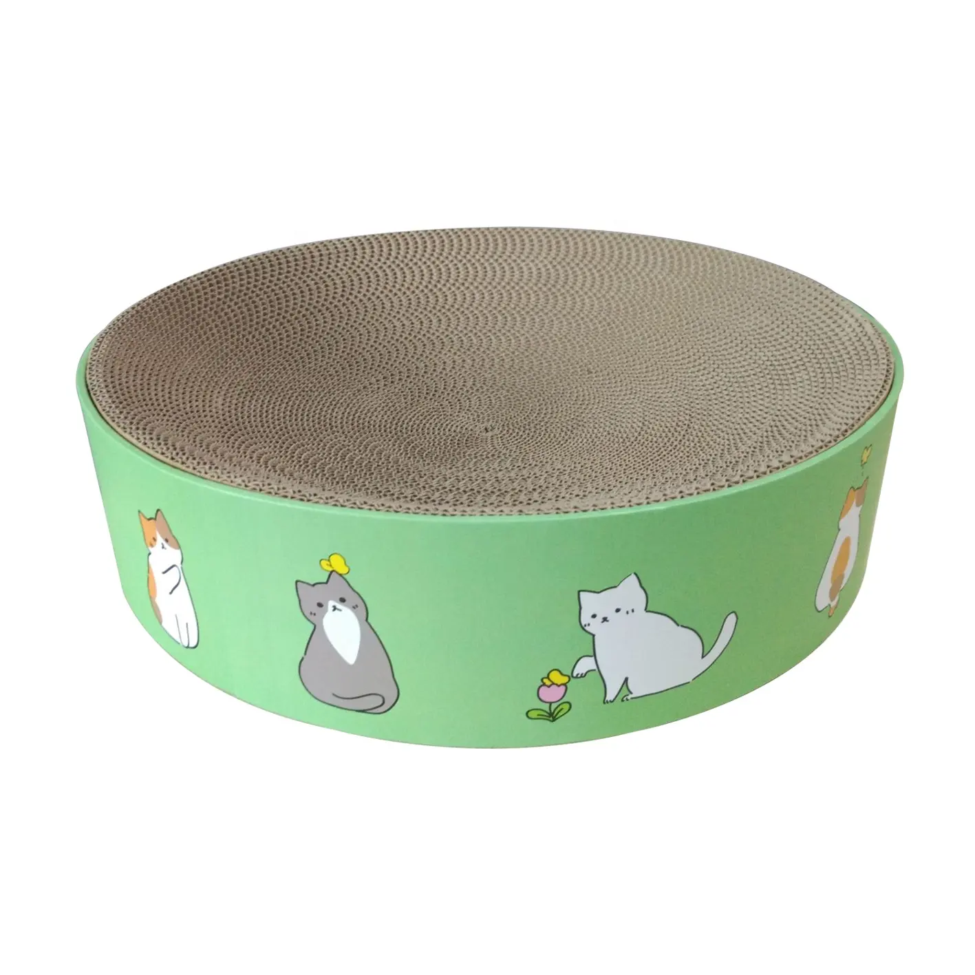 Durable and high quality scratching bed with catnip Cat furniture scratcher