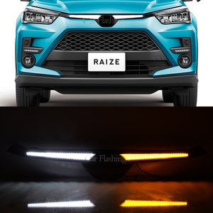 Coche DRL para Toyota Raize 2020 2021 2022 2023 2024 rejilla luz diurna LED parachoques delantero Luz de circulación diurna señal de giro - Product Image 6