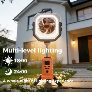 LED Digital Display Rechargeable Air Cooling Fan 4 Speed <b>Remote</b> <b>Control</b> Portable 20000mAh Stand Camping Table Fan Power Bank - Product Image 3