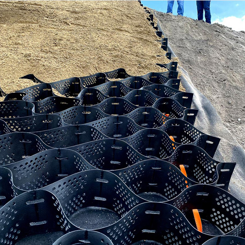 Plastic Wall Retaining Slope Protection Geocell Gravel Stabilizer Net