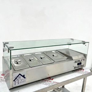 Bandeja de Ensaladas Refrigerada Estática, Baño María de Bajo Consumo para Buffet de Hotel y Restaurante - Product Image 5