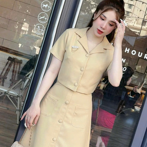 Conjunto de falda larga de 2 piezas para mujer Yuhong, ropa fácil de usar, moda natural, lavable, embalaje personalizado, fabricado en Vietnam. - Product Image 5
