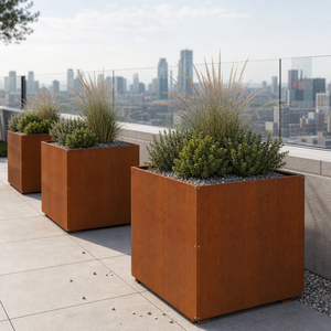 Jardinera <span class=keywords><strong>de</strong></span> Acero Resistente a la Intemperie para Jardín, <span class=keywords><strong>Patio</strong></span>, Terraza y Diseño <span class=keywords><strong>de</strong></span> Paisajes - Product Image 3