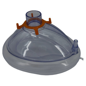 <span class=keywords><strong>Masque</strong></span> d'anesthésie <span class=keywords><strong>respiratoire</strong></span> médical en PVC avec coussin d'air gonflable pour les soins respiratoires par ventilateur - Product Image 2