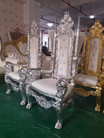 Fauteuil commercial moderne en plastique de style européen, très vendu, pour salles de diffusion en direct, modèles Queen et King