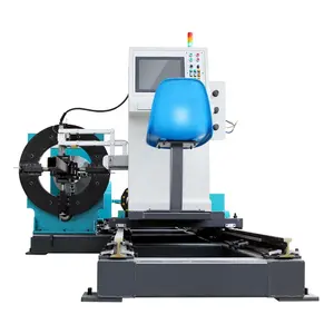 Low price CNC tube cutting machine supply plasma cutting and flame cutting