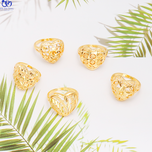 Jxx, última moda, <span class=keywords><strong>anillo</strong></span> de corazón, <span class=keywords><strong>anillo</strong></span> de joyería de <span class=keywords><strong>24K</strong></span>, <span class=keywords><strong>anillo</strong></span> de boda chapado en <span class=keywords><strong>oro</strong></span> para hombres y mujeres, joyería - Product Image 2