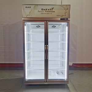 工厂价格玻璃冷却器饮料展示冰箱空气冷却冰箱软饮料商用 - Product Image 3