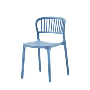 Cadeiras de jantar de plástico ao ar livre da África do Sul para casa Cadeiras de plástico na China Cadeira de restaurante de plástico para jardim