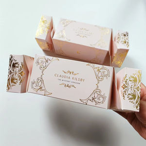 Personalized Xmas Cracker <b>Gift</b> Packaging <b>Empty</b> Square Beauty Hair Lash Bon Bon Christmas Crackers - Product Image 6