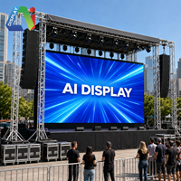 Écran LED de location P1.9 P2.9 P3.9 pour affichage IA, mur vidéo de scène itinérante, ascenseur, armoire durable, système de verrouillage rapide, IP65, garantie 2 ans