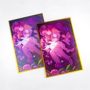 Tarjeta cuadrada pequeña de papel de color para animación, personalizada con láser de estrellas, modelo 002, para billetes y mapas. - Product Image 3