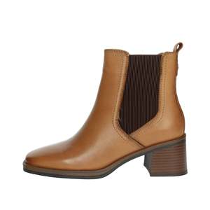 Bottines pour femmes Carmela en cuir à talon 40 Marron - Product Image 1