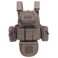 Gilet tactique multifonctionnel camouflage avec système Molle extensible, respirant, résistant à l'usure, uniforme d'entraînement extérieur