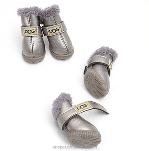 Chaussures d'hiver chaudes pour chiens Bottes de <span class=keywords><strong>neige</strong></span> imperméables Chaussures d'extérieur antidérapantes pour chiens - Product Image 3