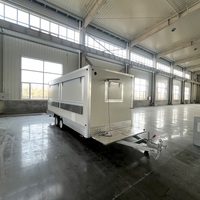 Nouvelle remorque de type conteneur pour la vente de café, hamburgers, frites, glaces, barbecue, bus de restauration mobile, conforme aux normes CE et DOT