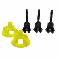 Système de nivellement des carreaux avec capuchons rotatifs, clips de nivellement faciles à utiliser et entretoises pour carreaux, accessoires essentiels pour le carrelage