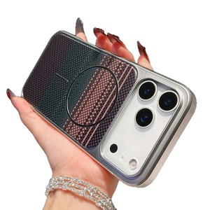 Nouvelle <span class=keywords><strong>coque</strong></span> de téléphone portable sans fil magnétique en fibre de carbone PC pour 17/16/15 Air <span class=keywords><strong>Pro</strong></span> <span class=keywords><strong>Max</strong></span>, <span class=keywords><strong>coque</strong></span> rigide givrée - Product Image 4