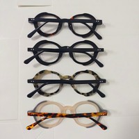 Monturas Ópticas de Acetato Laminado Modernas y Elegantes, Monturas de Gafas Unisex Cuadradas de Aro Completo, Duraderas, Modernas y de Alta Gama