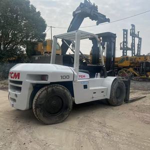 <b>Used</b> TCM FD100 Powered Diesel forklift 10T 4m 5m 6m lifting height Isuzu engine well-maintained in stock - Product Image 6