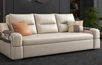 Sofá Cama Extraíble Moderno, Elegante y que Ahorra Espacio, Perfecto para Hogares Modernos y Apartamentos Pequeños. Sofá Cama para Sala de Estar