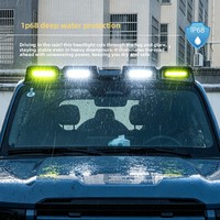 Feux LED à double faisceau blanc et ambre pour Chery ICAR V27, étanches, pour conduite tout-terrain, lampes de toit